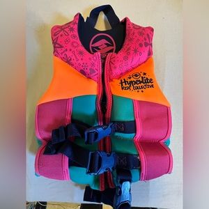 Hyperlite youth child life jacket life vest neon colors